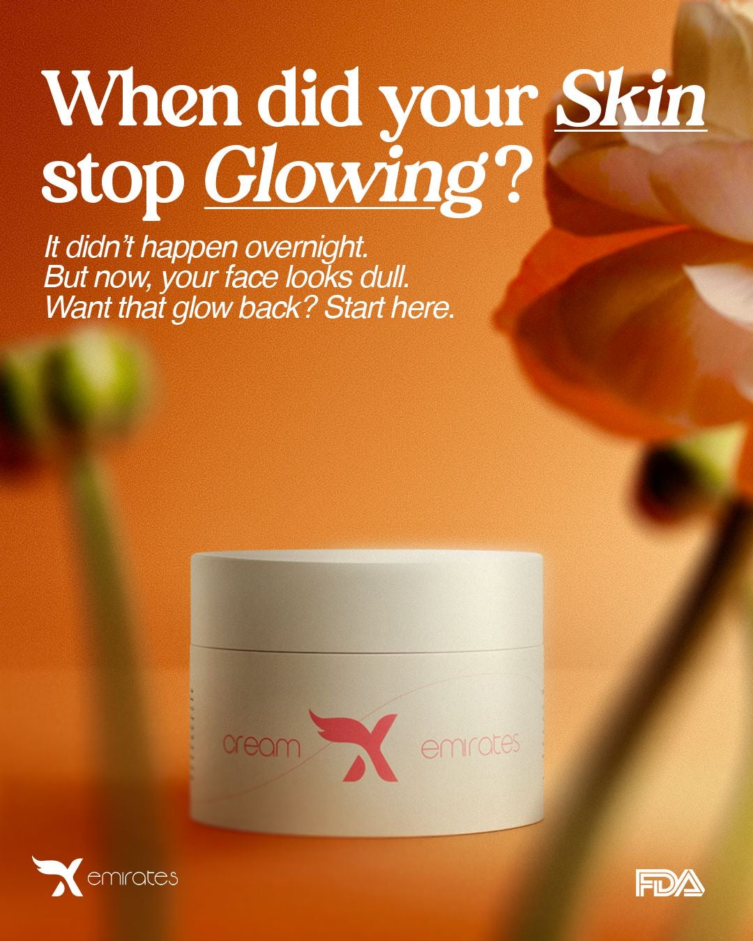 Cream X emirates -Face whitening cream