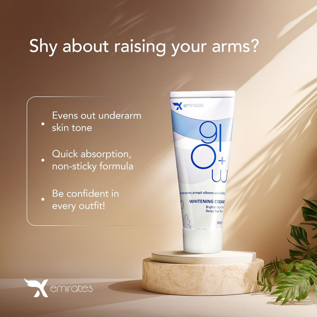 Glow+ underarm,elbow whitening cream - cosmeticsin