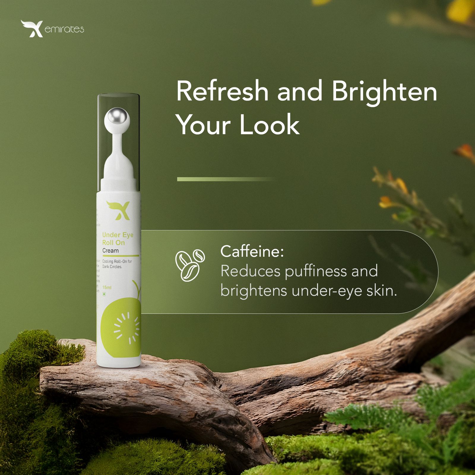 Xemirates Under - Eye Roller Serum - cosmeticsin