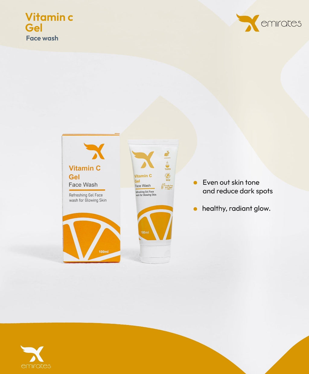 Xemirates Vitamin C Gel Face Wash - cosmeticsin